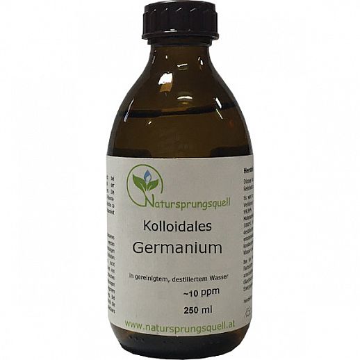 Kolloidales Germanium - ca 10ppm - 250ml - echtes Kolloid - Hochvolt-Plasma-Verfahren