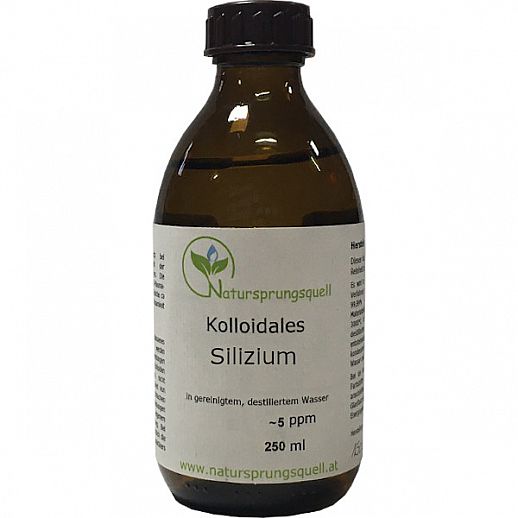 Kolloidales Silizium - ca 5ppm - 250ml - echtes Kolloid - Hochvolt-Plasma-Verfahren